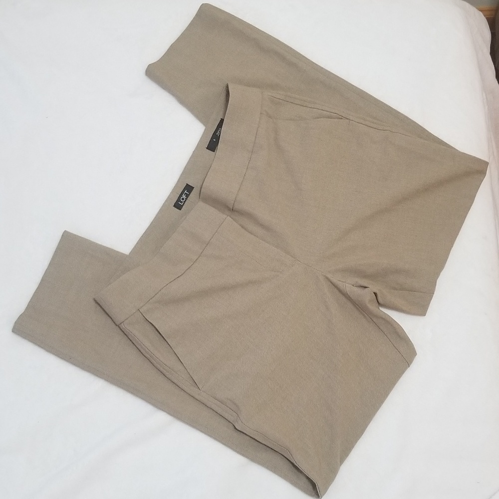 LOFT Marisa Straight Fit Pants Size 8